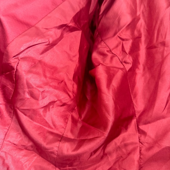 Vintage Crush Velvet Crop Jacket padded shoulders pockets and loop buttons Med - Picture 8 of 8